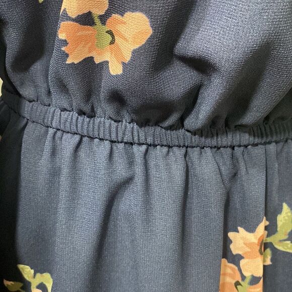 Hint of Blush Floral Off-Shoulder Mini Dress - Picture 4 of 9